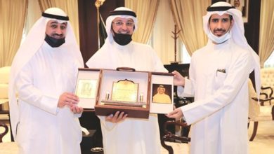 وفد تعاونية مشرف استعرض مع الشايع مشاريع الجمعية لخدمة المنطقة